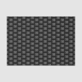 Uw bedrijf Logo | Stijlvol half stap patroon Tissuepapier (Voorkant)