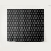 Uw bedrijf Logo | Stijlvol half stap patroon Wandkleed (Voorkant (horizontaal))