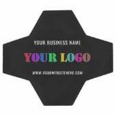 Uw bedrijf Logo tekst Voetbal kleuren kiezen (Enkel)