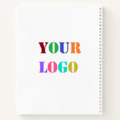 Uw bedrijf Logo Text Business Notitieboek Sjabloon (Achterkant)