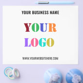 Uw bedrijf Logo Text Business Promotional Flyer (Enkel)