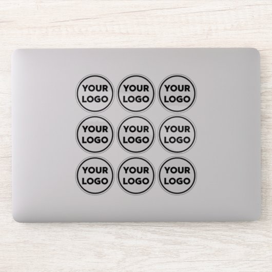 Uw bedrijf Logo Transparante achtergrond Sticker (Computer)