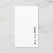 Uw bedrijf Logo Typografie Modern verticaal Visitekaartje (Voorkant)