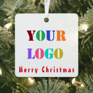Uw Bedrijf Logo Zakelijk Kerst Ornament Gift
