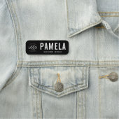 Uw Bedrijf Logo Zakelijk Medewerker Naamplaatje (In situ)