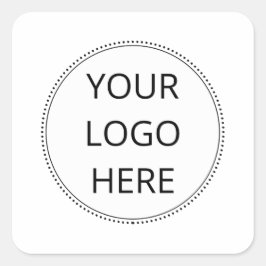 Uw bedrijf of Logo Square Sticker