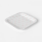 uw bedrijf op maat gesneden papieren bordje (Gebogen)