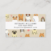 Uw bedrijf | Pet Services Visitekaartje (Achterkant)