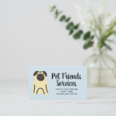 Uw bedrijf | Pet Services Visitekaartje (Staand voorkant)