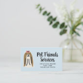 Uw bedrijf | Pet Services Visitekaartje (Staand voorkant)