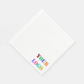 Uw Bedrijf Promotie Bedrijf Logo Servetten (Hoek)