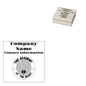 Uw bedrijf rubberstempel (Gestempeld)