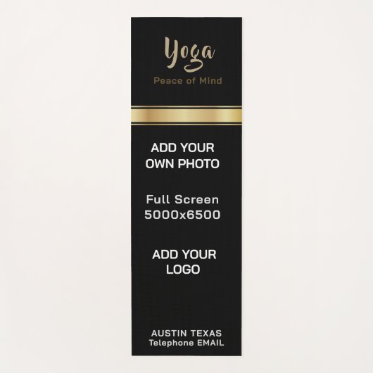 Uw bedrijf toevoegen - Yoga Mat (Voorkant)