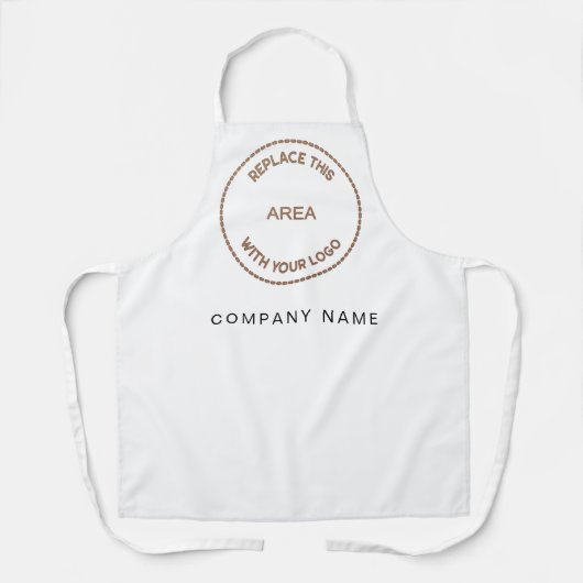 Uw bedrijf van de Logo het Wit Schort (Voorkant)