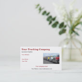 Uw bedrijf visitekaartje (Staand voorkant)