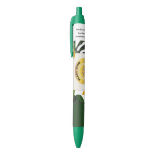 Uw bedrijfs Aangepaste Logo voor speciale acties  Zwarte Inkt Pen