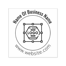 Uw Bedrijfs Aangepaste Ronde Zakelijk Logo Zelfinktende Stempel