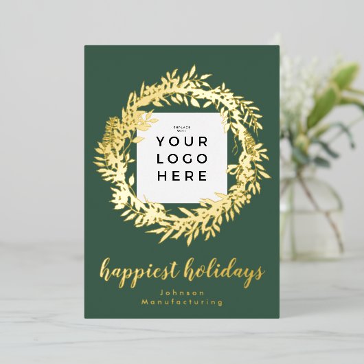 Uw bedrijfs Logo maakt het Lijst van Feestdagen he (Staand Voorkant)