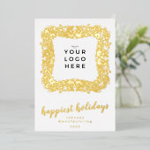 Uw bedrijfs Logo maakt het Lijst van Feestdagen he (Staand Voorkant)