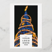 Uw bedrijfs Logo maakt het Lijst van Feestdagen he (Achterkant)