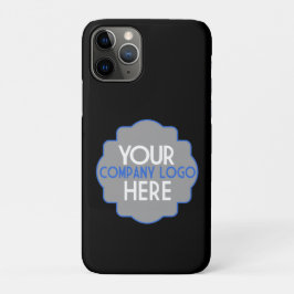Uw bedrijfs Logo op zwart-wit Case-Mate iPhone Case