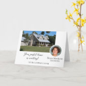 Uw bedrijfs Professionele Fotobriefkaart Kaart (Gele Bloem)