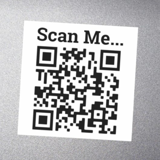 Uw bedrijfs QR-code sticker