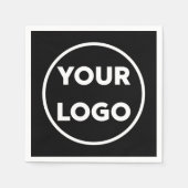 Uw bedrijfsBedrijfs BedrijfsGebeurtenis Zwart Servet (Voorkant)