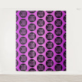 Uw bedrijfsbedrijfslogo wandkleed (Voorkant)