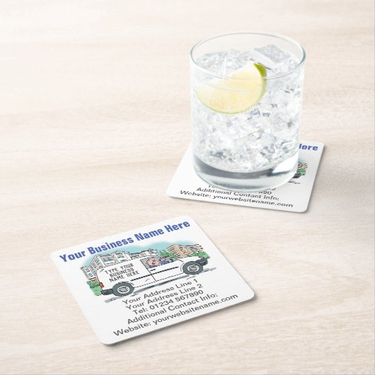 Uw bedrijfsgegevens op kartonnen onderzetters (Insitu)