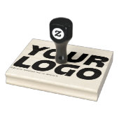 Uw bedrijfslogo aangepaste grote rubberen stempel (Stempel)