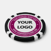 Uw bedrijfslogo Aangepaste tekst Gebrandmerkte pok Poker Chips (Enkel)