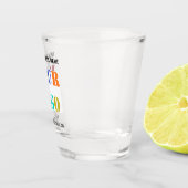 Uw bedrijfslogo Aangepaste tekst shotglas voorbeel Shot Glas (Rechts)