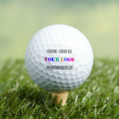 Uw bedrijfslogo aangepaste tekststempels golfballe golfballen (Insitu Shirt)