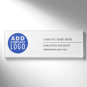 Uw bedrijfslogo bedrijf werknemers personeel naambadge