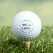 Uw bedrijfslogo en aangepaste tekst stempelgolfbal golfballen (Insitu Shirt)