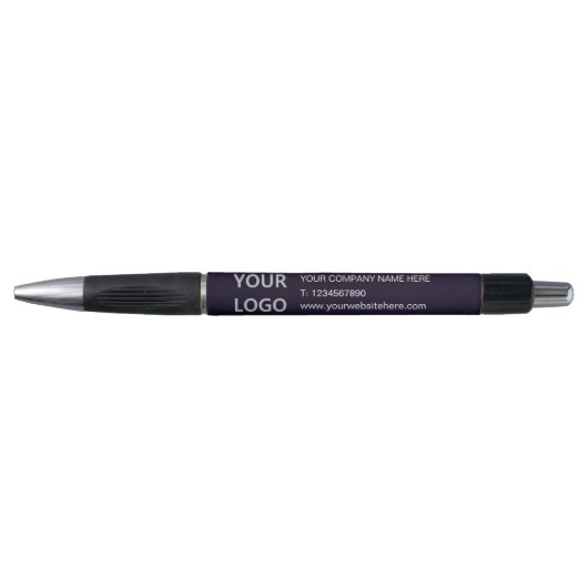 Uw bedrijfslogo en tekst pen voorbeeld (Voorkant)