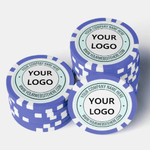 Uw bedrijfslogo en tekst Zakelijke pokerfiches Poker Chips