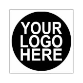 Uw bedrijfslogo handvat rubberen stempel (Afrduk)