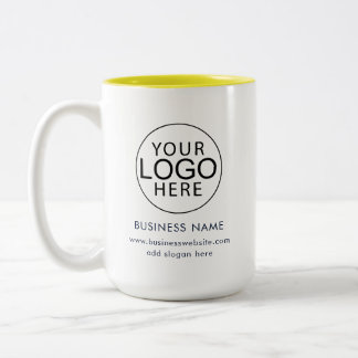 Uw bedrijfslogo Marketing op maat Tweekleurige Koffiemok