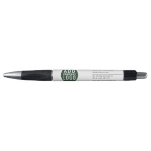 Uw bedrijfslogo minimalistische werknemers aangepa pen