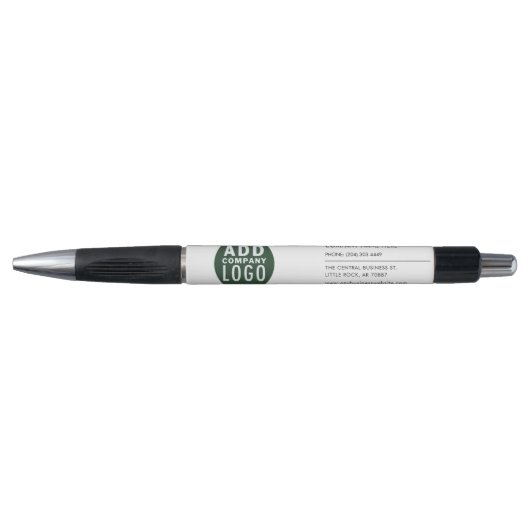Uw bedrijfslogo minimalistische werknemers aangepa pen (Voorkant)