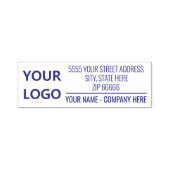 Uw bedrijfslogo naam adres stempel voorbeeld (Design)