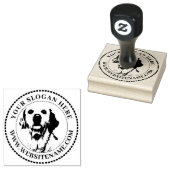 Uw bedrijfslogo of afbeelding op maat rubberstempel (Gestempeld)