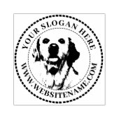 Uw bedrijfslogo of afbeelding op maat rubberstempel (Afrduk)