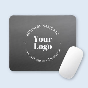 Uw bedrijfslogo of ontwerp & bewerkbare tekst muismat