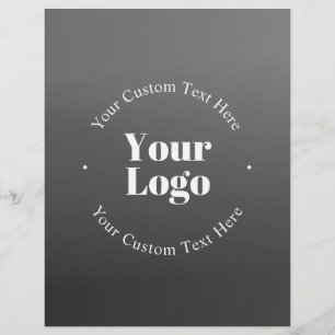 Uw bedrijfslogo of ontwerp en bewerkbare tekst flyer