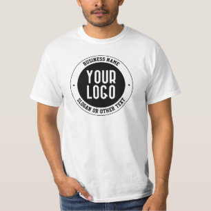 Uw bedrijfslogo of ontwerp   Vet bewerkbare tekst T-shirt