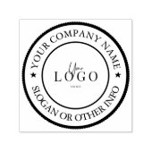 Uw bedrijfslogo op een zelfinkende stempel (Design)
