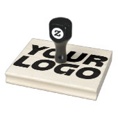 Uw bedrijfslogo op maat gemaakte grote rubberen st rubberstempel (Stempel)